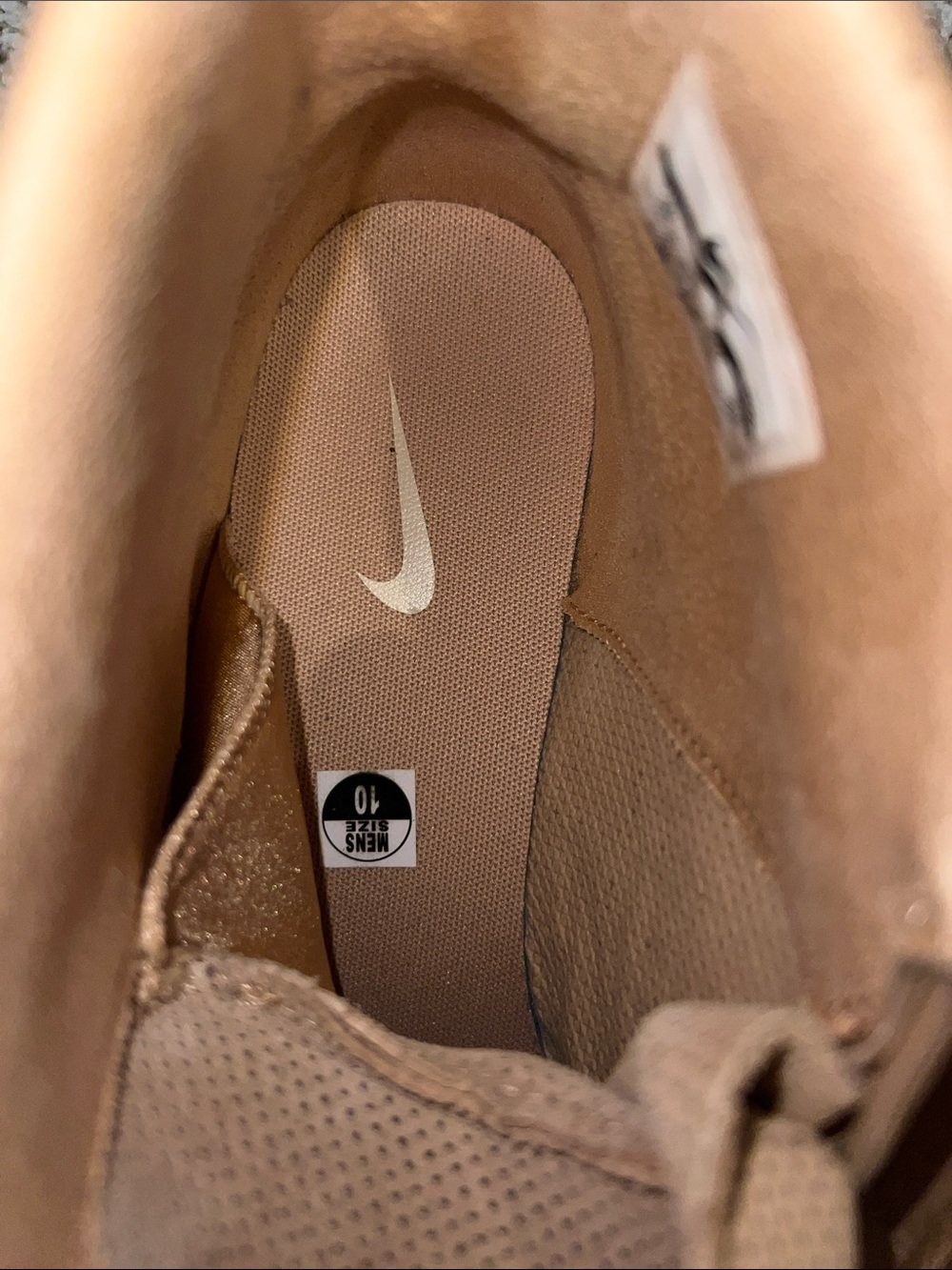 NikeLab BLAZER! Advanced Vachetta in Tan Leather - RARE! Men’s Size 10 - Picture 5 of 14